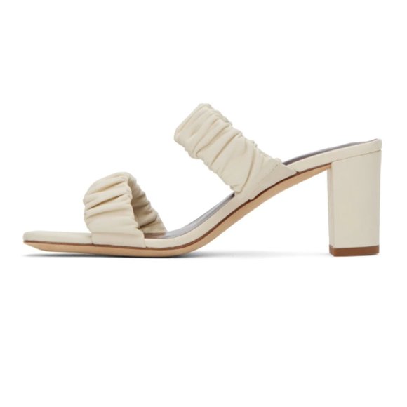 Staud Off-White Heeled Sandals - Picture 1 of 9